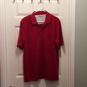 Johnston & Murphy Slub cotton button up